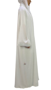 Classic Pleated Front and Sleeve Abaya